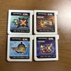 モンスターハンター ニンテンドー3DS ソフト 4本セットのサムネイル