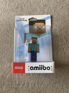 新品未開封amiibo アミーボ マインクラフト スティーブ のみ - メルカリ