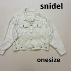 10/4(日)までの限定価格‼️SNIDEL スナイデル ホワイトデニムジャケットのサムネイル