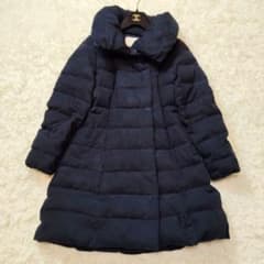 アナイ ダウン ジャケット コート ネイビー 紺 38 綺麗め 上品 Aライン