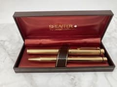 14K SHEAFFER 万年筆とボールペンセット - メルカリ