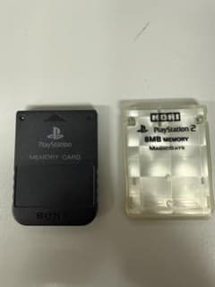 PS1・PS2 メモリーカード 2個セット（ソニー純正/HORI製）のサムネイル