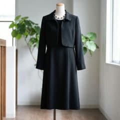 BIEN BELLE ブラックフォーマル　礼服　アンサンブル　大きい　13AR