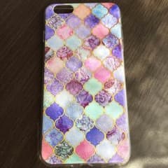 モロッコタイル ☆iPhone6・6s ケース☆ パープルのサムネイル