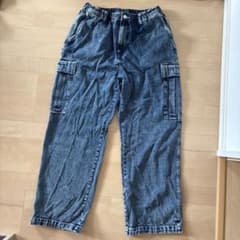 ケミカルウォッシュ デニム カーゴパンツのサムネイル
