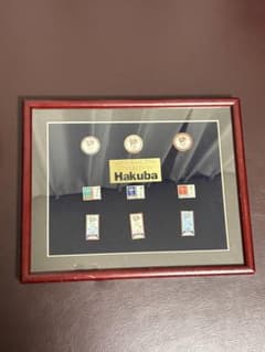 ★1998 長野オリンピック★トヨタ自動車 ピンバッジ★額装セット★ ☆1998 長野オリンピック☆トヨタ自動車 ピンバッジ☆額装セット☆