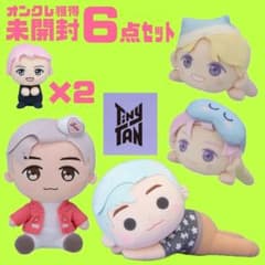 처분 가격 ☆ 미개봉 ☆ TinyTAN 봉제 장난감 6 점 세트 RM × 5 j-hope × 1