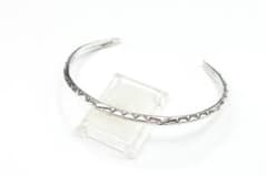Excellent condition Navajo sterling silver bangle, Indian jewelry.