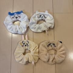 ちいかわ うさぎ ハチワレ ラッコ シュシュ 4点セットのサムネイル