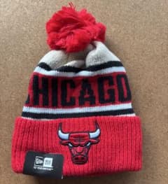 シカゴ・ブルズ ニット帽 ポンポン付き　NBA ジョーダン