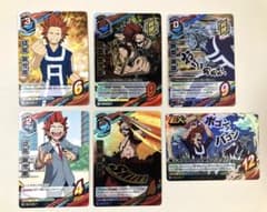 僕のヒーローアカデミア タッグカードゲーム 切島鋭児郎 鉄哲徹鐡　6枚セットのサムネイル