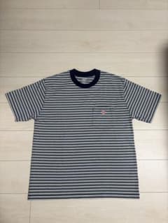 DANTON ストライプ Tシャツ ネイビー/ホワイトのサムネイル