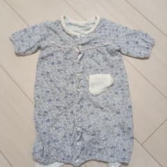 花柄 ベビー ロンパース カバーオールのサムネイル