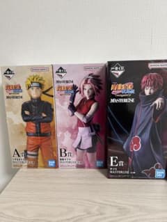 一番くじ NARUTO 風影奪還編 A B E賞セットのサムネイル