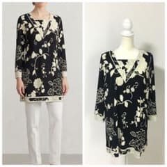 近年美品 LEONARD レオナール カンカン チュニック 44 - メルカリ