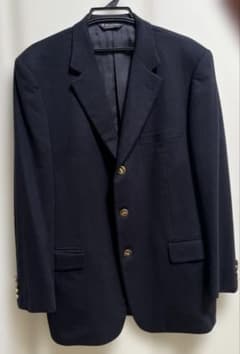値下げ【超美品】Brooks Brothersカシミヤ100%ジャケット金ボタンのサムネイル