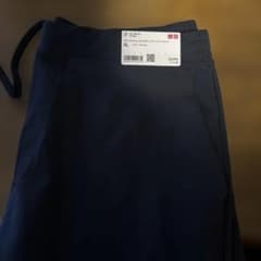UNIQLO ウルトラストレッチアクティブテーパードパンツ ネイビー XLのサムネイル