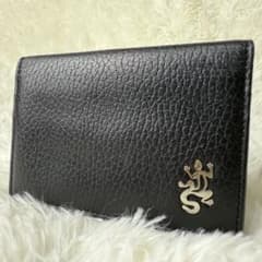 【極美品/希少】アニエスべーボヤージュ クロコ型押し　名刺入れ　ブラック　レザー m70568520608_1.jpg?1753601988