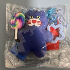 mojojojo じゃらじゃらキーホルダー 青ネコのサムネイル