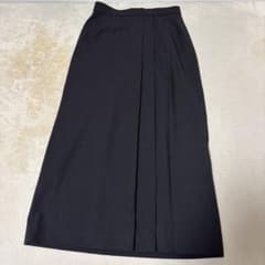 UNIQLO ロングタイトスカート ブラック Sのサムネイル