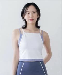 ☆新品タグ付☆スカーラ⭐︎リブコンビショートタンクトップ⭐︎S