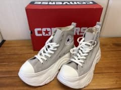 CONVERSE ALL STAR 厚底 スニーカー グレー