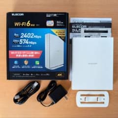 [美品] ELECOM Wi-Fi 6 対応 無線LAN ルーターのサムネイル