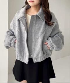 Heather シャギーショートブルゾンのサムネイル