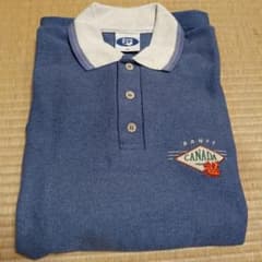 カナダ現地購入 BANFF CANADA 刺繍入り ポロシャツ 男女兼用 未使用