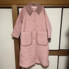 ピンク キルティング ロングコート　poppy あさぎーにょ ピンク キルティング ロングコート poppy あさぎーにょ - メルカリ