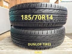 164)185/70R14 DUNLOP EC202 SUMMER TIRES - メルカリ