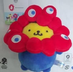 新品【ポムポムプリン 】サンリオ ミャクミャク カラビナ付ぬいぐるみ