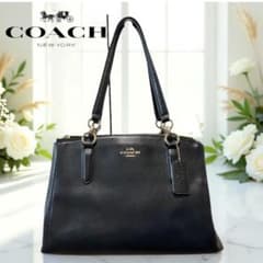 COACH クリスティ 2WAYショルダーバッグ　ブラックのサムネイル