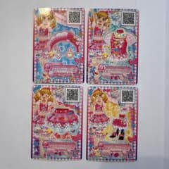 4枚 アイカツスターズレアカード ガーリーアイランドコーデ 虹野ゆめのサムネイル