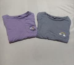 ユニコーン　レインボー　Tシャツ2枚セット 保育園着　90cmのサムネイル