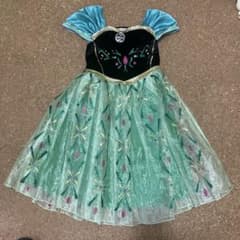 アナ雪　アナ　コスプレ　ディズニー　花柄刺繍ドレス 110cmのサムネイル