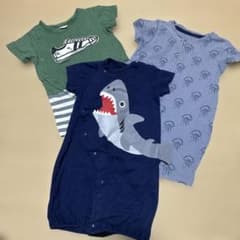 ロンパース　サメ　プティマイン　baby gapのサムネイル