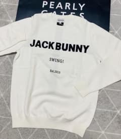 新品 パーリーゲイツ ジャックバニー Wジャカードセーター(4)サイズM