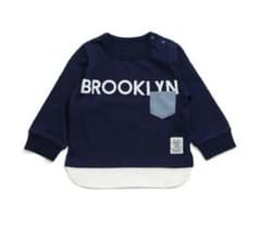 BREEZE レイヤード風 長袖Tシャツ ★サイズ70★のサムネイル