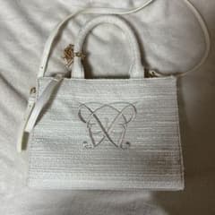 Aimerianejoie刺繍入りミニトート アイボリー
