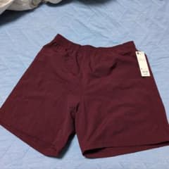 GU カラーアクティブショーツ M ワインのサムネイル