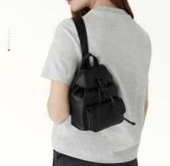 極美品 現行 フルラ フロー アーチロゴ バックパック ミニ リュック 