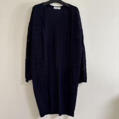 BACK NUMBER カーディガン ネイビー Mのサムネイル