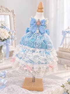 飾れるミニチュアロリィタドレス トルソー付きのサムネイル