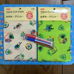 昆虫のカットクロスと手芸用キャラクターグッズセットのサムネイル