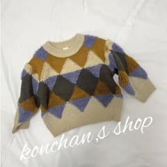 ❥❥tete a tete 大人気 アーガイル柄 ニット❥❥のサムネイル