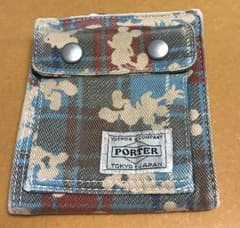 【希少】ポーター×ビームス×ディズニー コラボ二つ折り財布のサムネイル