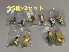 まめきちまめこニートの日常 ハグコット マスコットスイング コンプセット ガチャのサムネイル