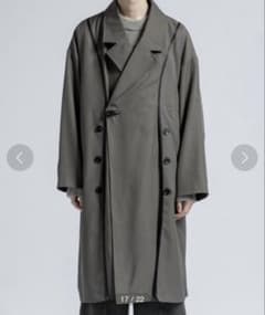 CasperJohn パイピングトグルコート/Sサイズ/グレイッシュベージュのサムネイル