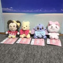 ディズニーキャラクター ミルキーボア 大きなリボンマスコット 全種セット